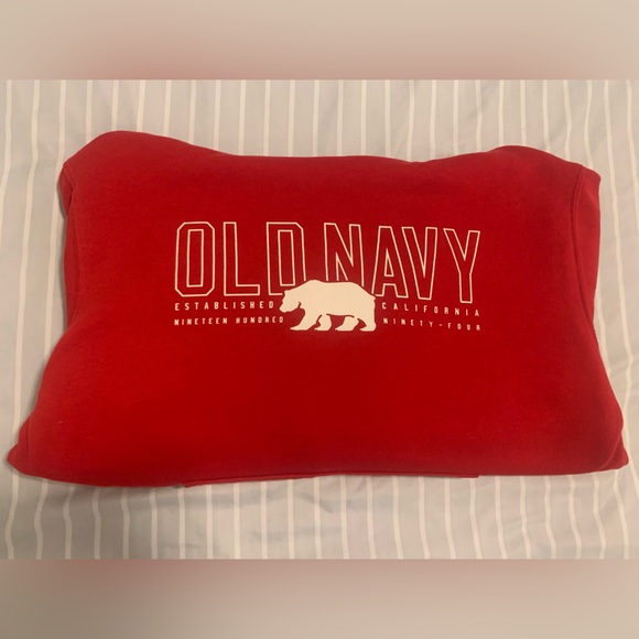 Red Old Navy Hoodie Medium - Picture 5 of 5